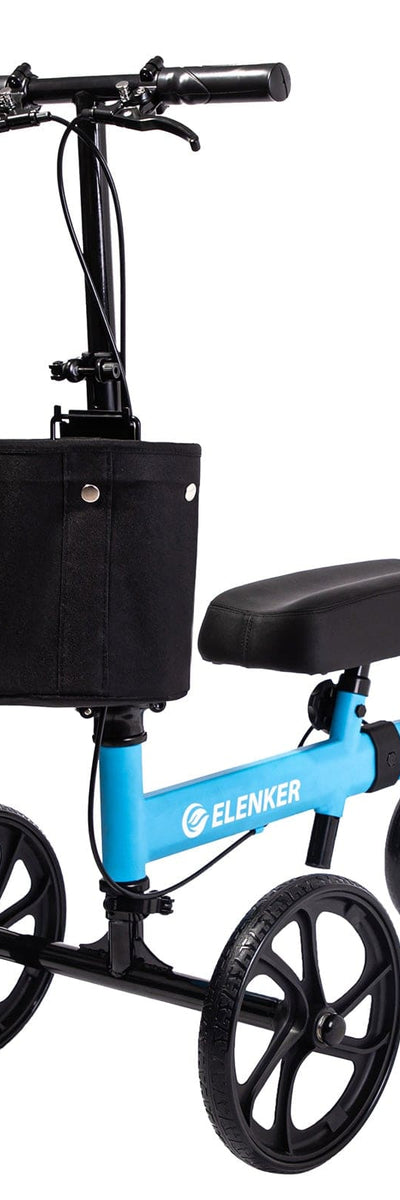 Elenker MT-9251 Best Value Steerable Knee Walker with 10" Wheels
