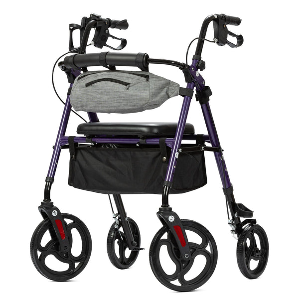 YF-9007C Dual-Brake Rollator Walker 10" Wheels