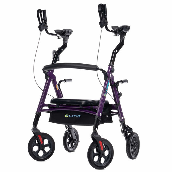 YF-9008F All-Terrain Heavy Duty Upright Walker 10" Wheels