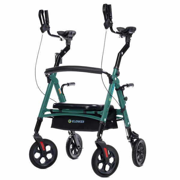 YF-9008F All-Terrain Heavy Duty Upright Walker 10" Wheels