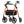 ELENKER ® YF-9007B Rollator Walker with 10” Wheels, Sponge Padded Seat and Backrest, Fully Adjustment Frame for Seniors Orange