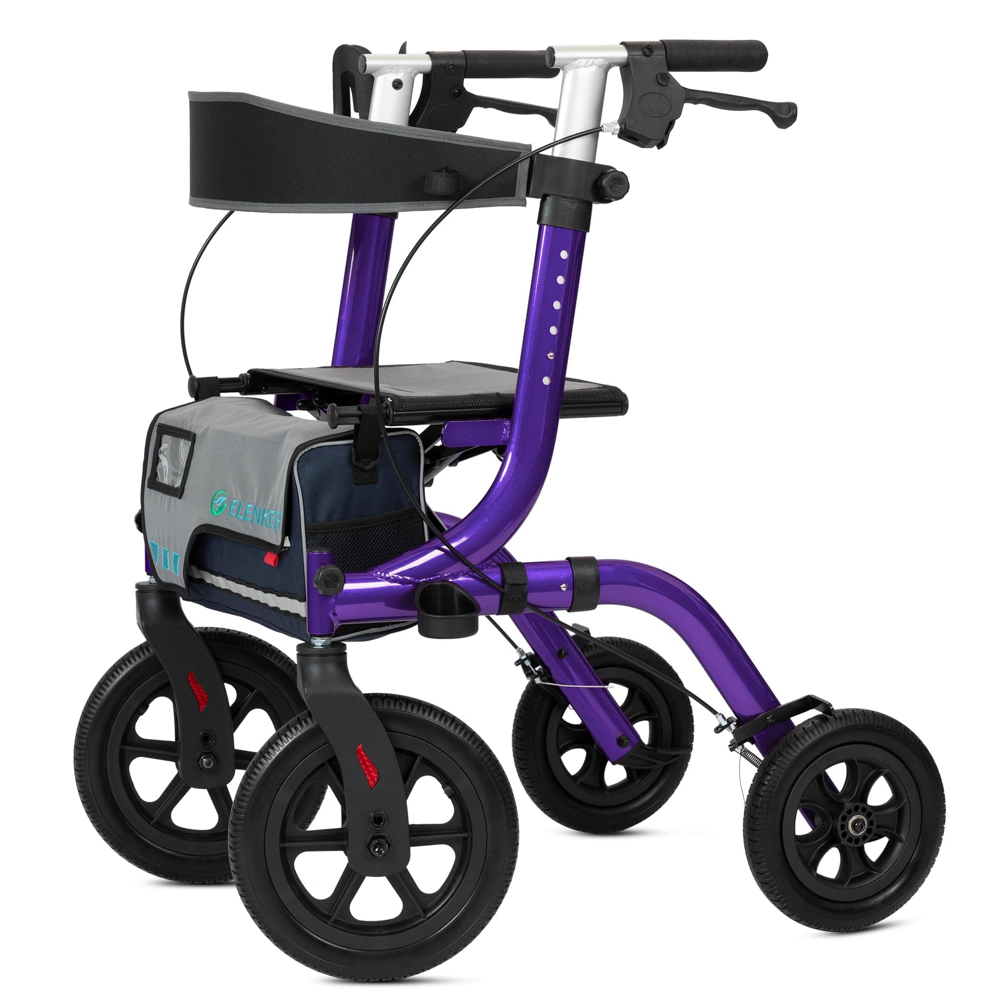 HFK-9210KDB All Terrain Dual-Brake Rollator Walker 12