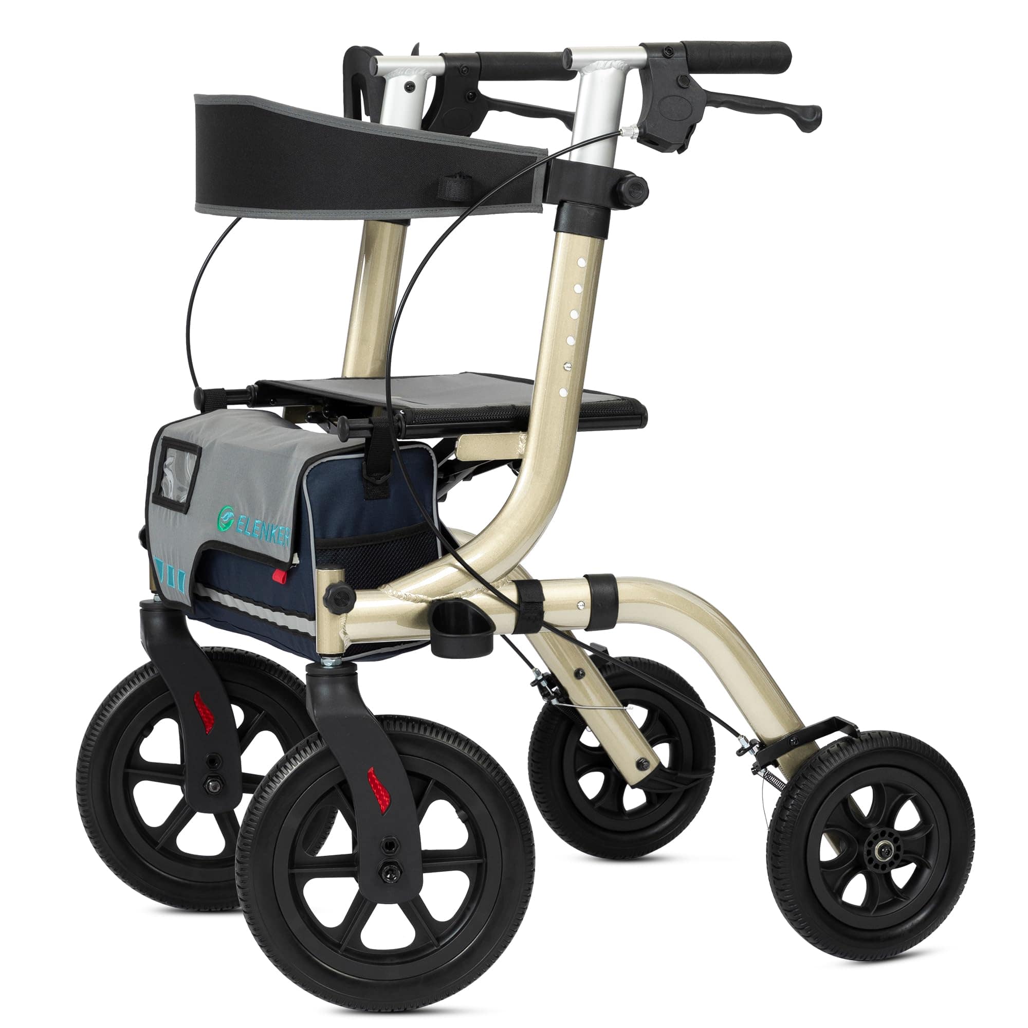 HFK-9210KDB All Terrain Dual-Brake Rollator Walker 12