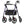 ELENKER ® YF-9007B Rollator Walker with 10” Wheels, Sponge Padded Seat and Backrest, Fully Adjustment Frame for Seniors Purple
