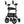 ELENKER ® HFK-9240-2 All-Terrain Upright Rollator Walker, Stand up Rolling Walker with Seat, 12” Non-Pneumatic Wheels, Compact Folding Design for Seniors Green