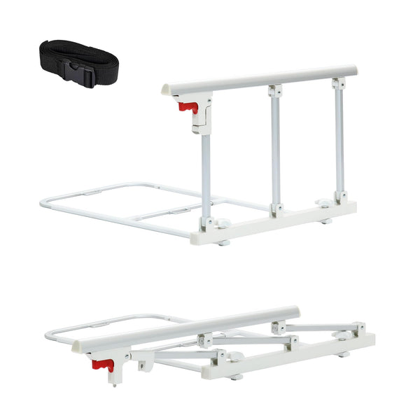 ELENKER ® HFK-5116-2 Bed Safety Rail, Folding Bed Assist Handle Adjustable Medical Hospital Assistive Devices Bed Railing for Elderly Seniors Adults