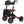 ELENKER ® HFK-9202E All-Terrain Rollator Walker with Seat, Outdoor Rolling Walker, 10” Non-Pneumatic Tire Wheels Compact Folding Design for Seniors Red