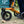 KLD-9212 ELENKER® All-Terrain Rollator Walker with Non-Pneumatic Tire 12” Front Rubber Wheels, Compact Folding Design for Seniors Orange