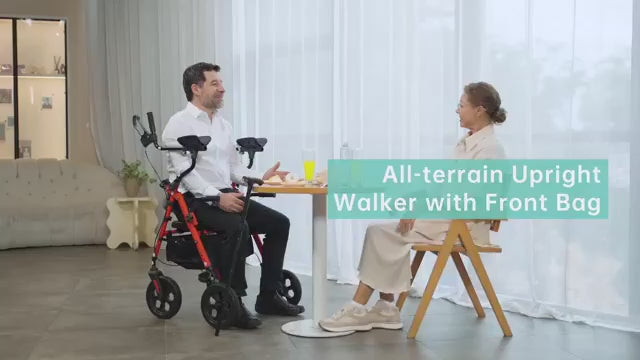 YF-9008E All-Terrain Dual-Brake Upright Walker 10