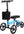 MT-9251 ELENKER®  Best Value Knee Walker Steerable Medical Scooter Crutch Alternative with Dual Braking System Sky Blue Refurbished