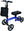 JG9156 ELENKER® Economy Knee Scooter, Steerable Knee Walker, Foldable Knee Scooters for Foot Injuries Best Crutches Alternative Indigo Refurbished