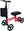 JG9156 ELENKER® Economy Knee Scooter, Steerable Knee Walker, Foldable Knee Scooters for Foot Injuries Best Crutches Alternative Red