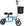HFK-9225 ELENKER® Best Value Walker Steerable Medical Scooter Crutch Alternative with Dual Braking System White and Blue