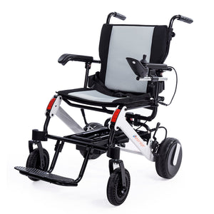 DY01106 2020 Electric Wheelchair, Foldable Power Wheel Chair with Retractable Handle for Travel Outdoor freeshipping - Elenker