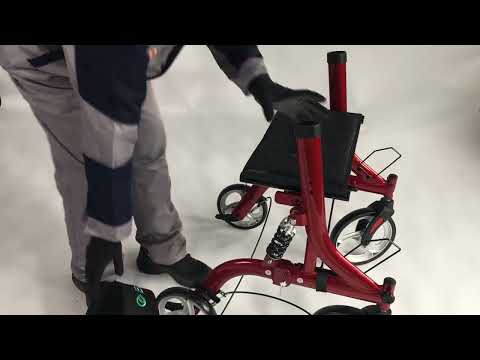 HFK-9211 Dual-Brake Shock-Absorbing Rollator Walker 10